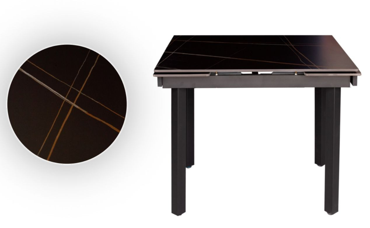 Стол обеденный Prime TC EVRO- Ashwood Lauren black