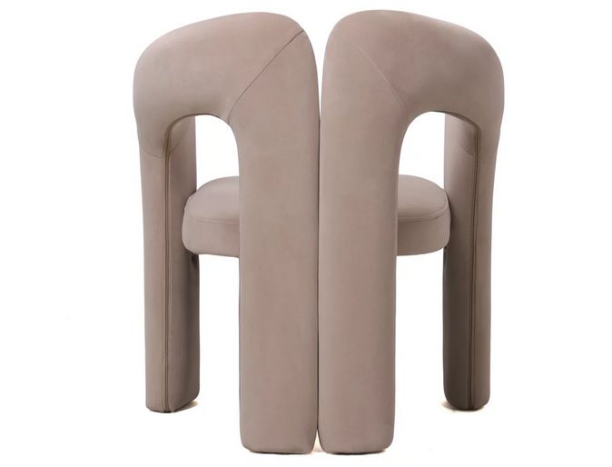 Кресло CRV- Mason Greek marble velvet,бежевый