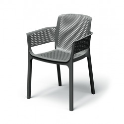 Кресло обеденное уличное VLL- FERNE Nexo (серый, антрацит)