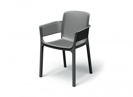 Кресло обеденное уличное VLL- FERNE Nexo (серый, антрацит)