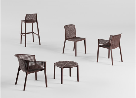 Кресло обеденное уличное VLL- FERNE Nexo (серый, антрацит)