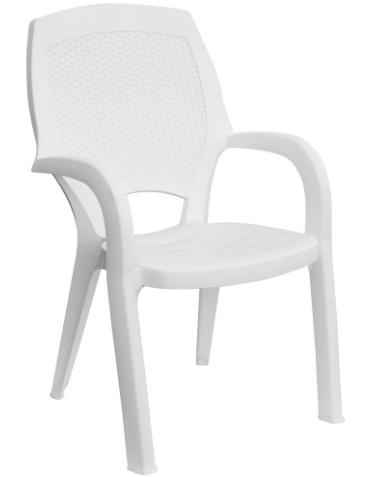 Кресло из полипропилена GRANDSOLEIL CA- MAXI ARMCHAIR PALOMA RATTAN