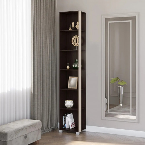 Пенал угловой EVR- Бриз-18 венге + дуб молочный