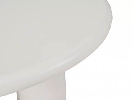 Стол кофейный CRV- Rafael,Beige top beige base 80 см(бежевый)