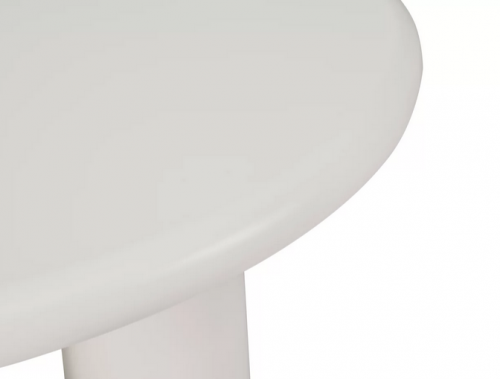 Стол кофейный CRV- Rafael,Beige top beige base 80 см(бежевый)