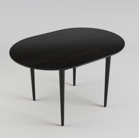 Стол обеденный LVK- Eclipse 100(+40) массив ясеня 