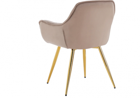 Стул модерн обеденный EXI- VENICE-G БЕЖЕВИЙ КАПУЧИНО