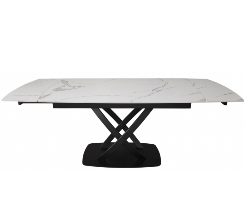 Стол керамический CON- INFINITY STATURARIO BLACK 140-200 см  