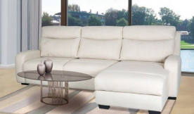 Угловой диван правый Г BLN- Ричмонд (ткань, светло-бежевый)