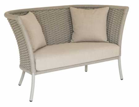 Софа 2-местная Alexander Rose TEA- CORDIAL LOUNGE SOFA (CURVED TOP) - BEIGE ROPE