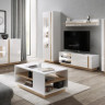 Полка Perfect Home Arco (Marco) 138 белый глянец/дуб грандсон 
