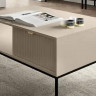 Стол журнальный Perfect Home Nova с 2 ящиками и черными ножками L104 Кашемир
