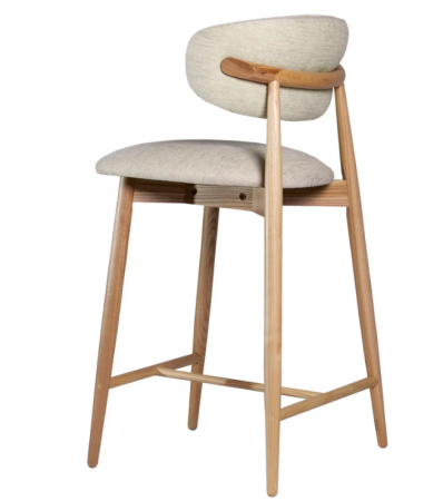 Стул полубарный LVK- Panda NEW натуральный ясень / Superior 02