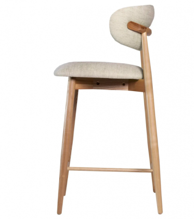 Стул полубарный LVK- Panda NEW натуральный ясень / Superior 02