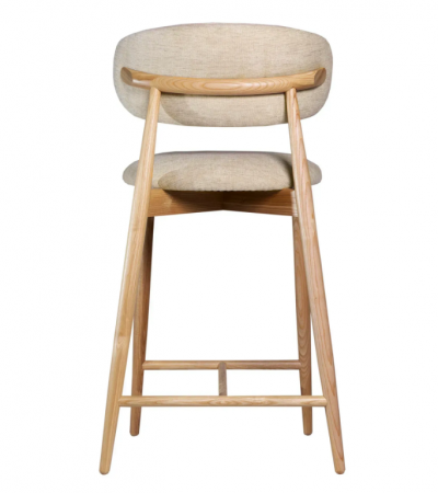 Стул полубарный LVK- Panda NEW натуральный ясень / Superior 02