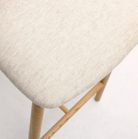 Стул полубарный LVK- Panda NEW натуральный ясень / Superior 02