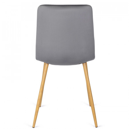 Стул кухонный Ont- FREDY Серый велюр