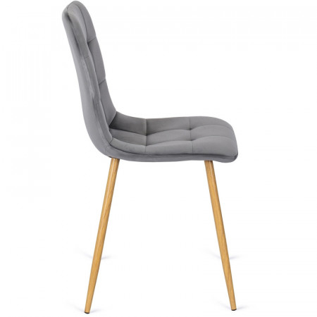 Стул кухонный Ont- FREDY Серый велюр