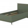 Кровать односпальная Helvetia SCANDI 24GDOH34 (зеленый / дуб)