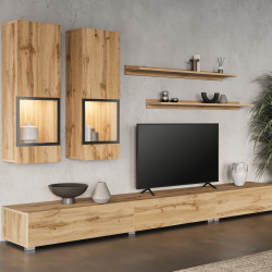 Стенка в гостиную Helvetia BAROS 24N0BM10 (дуб вотан)