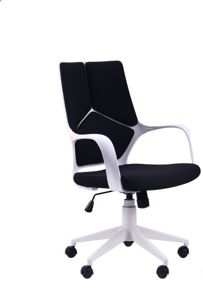 Кресло офисное AMF- URBAN LB белый/ тк черный