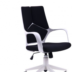 Кресло офисное AMF- URBAN LB белый/ тк черный