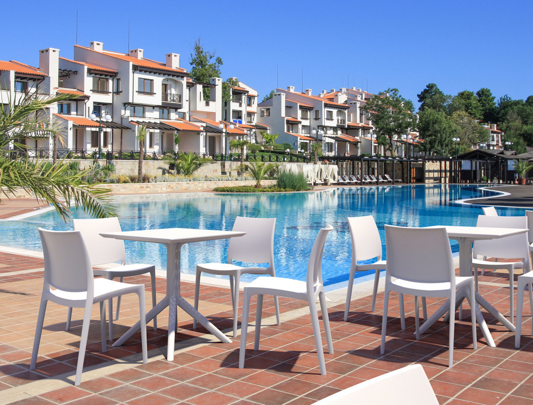 Стол уличный Siesta Sky Table 70 (белый)