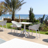 Стол уличный Siesta Sky Table 70 (белый)