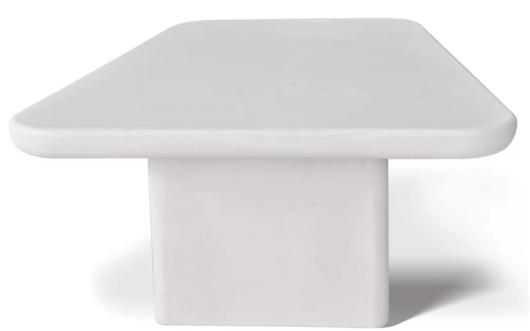 Стол кофейный CRV- Roso,White top white base 80 см,белый