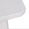 Стол кофейный CRV- Roso,White top white base 80 см,белый