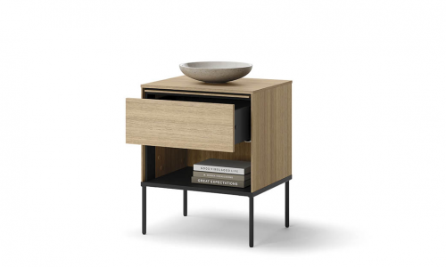 Прикроватная тумба TOP- Виссо 1ш дуб