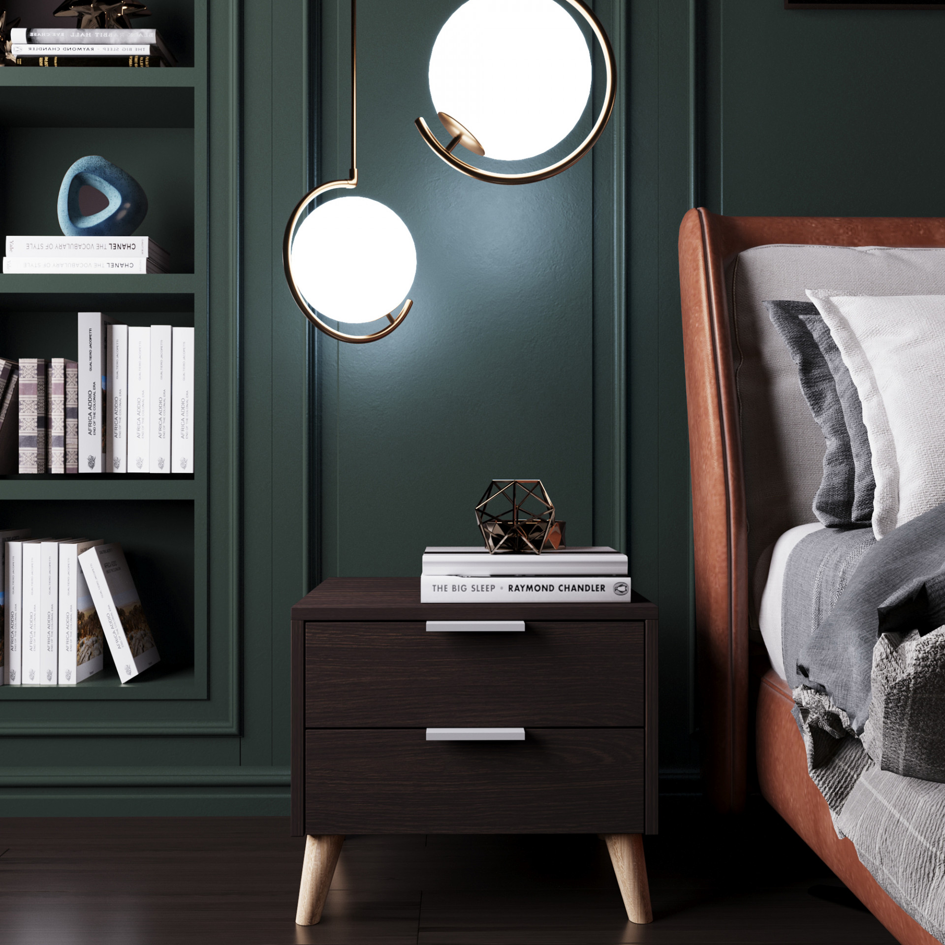 Тумба прикроватная 45х40х40 см KOD- ТУ-Хюгге