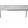 Стол обеденный керамический CON- VERMONT STATURARIO WHITE 120-170 см