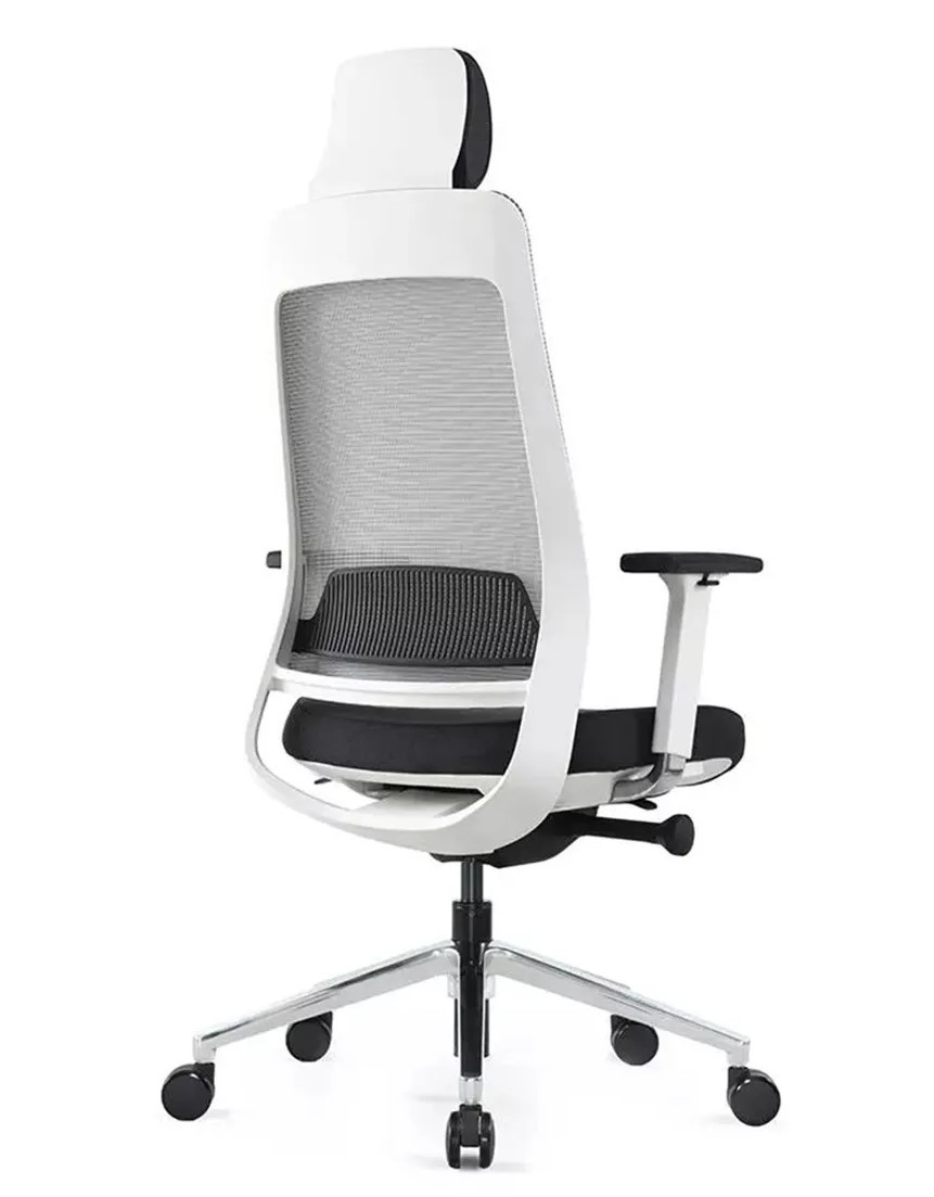 Крісло керівника LUX- FILO-A1 WHITE (GREY + BLACK) ергономічне