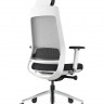 Крісло керівника LUX- FILO-A1 WHITE (GREY + BLACK) ергономічне