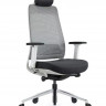 Крісло керівника LUX- FILO-A1 WHITE (GREY + BLACK) ергономічне