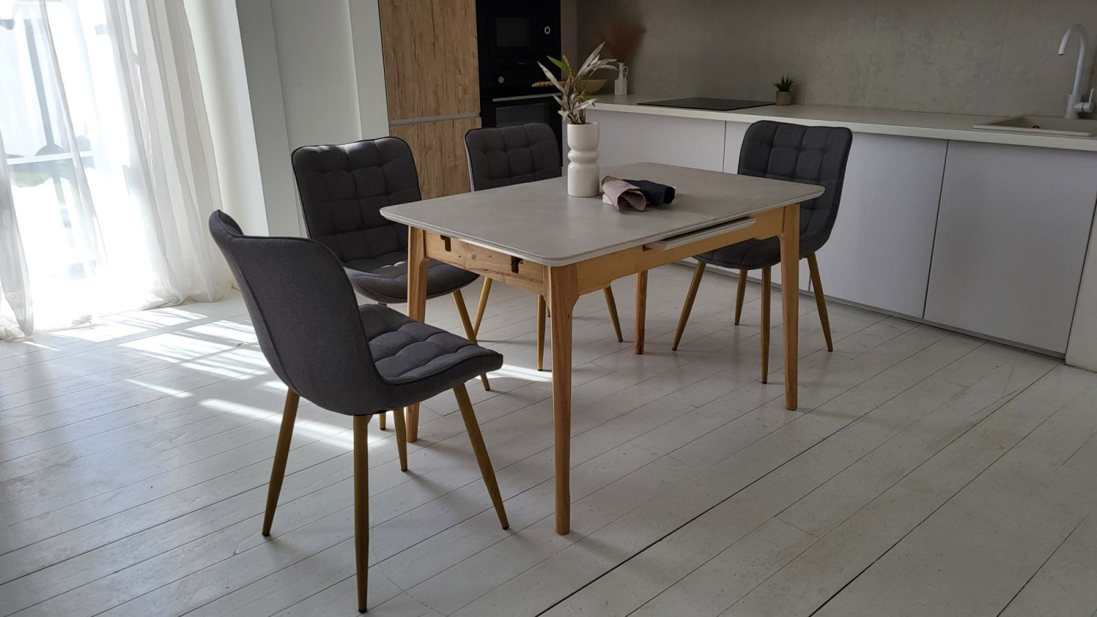 Стол обеденный модерн VTR- ТМ-120 бардылио лайт + бук