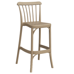 Стул барный TYA- Gozo Цвет кофе