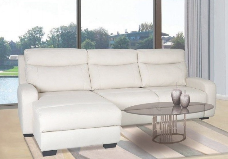 Угловой диван левый L BLN- Ричмонд  (ткань, светло-бежевый)