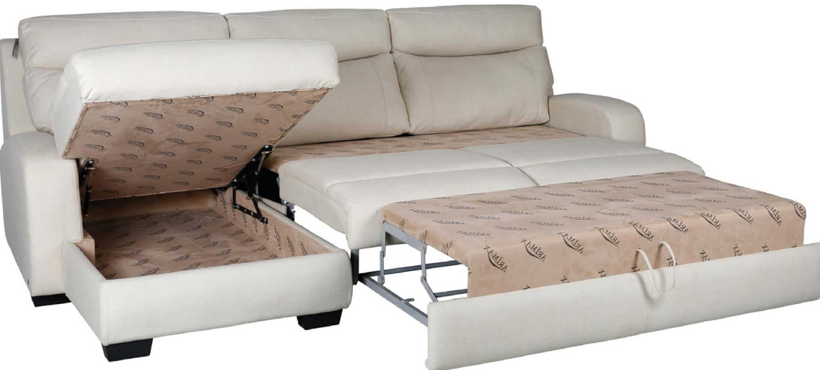 Угловой диван левый L BLN- Ричмонд  (ткань, светло-бежевый)
