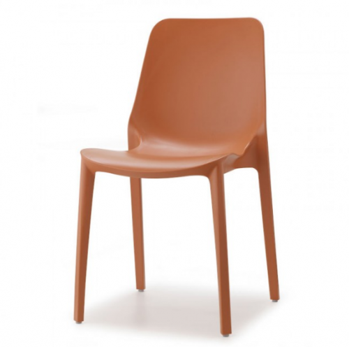 Стул пластиковый VLL- SCAB GINEVRA Терракот