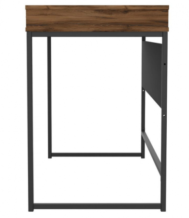 Стол компьютерный AMF- Campari Cr1200 (1200х500х800Н) черный / Дуб Ливорно