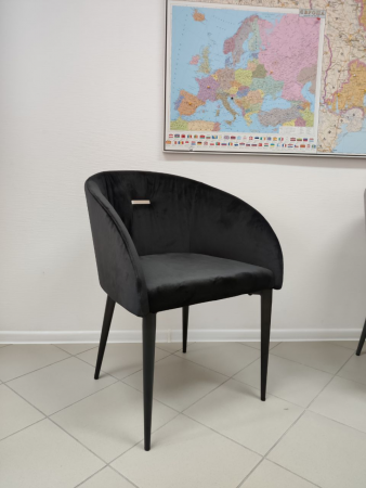 Кресло NL- ELBE (Эльбе) черный, серый