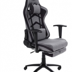 Кресло геймерское MFF- VR Racer Textile Craft серый/черный