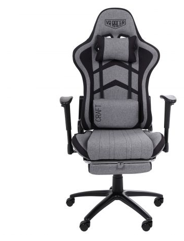 Кресло геймерское MFF- VR Racer Textile Craft серый/черный