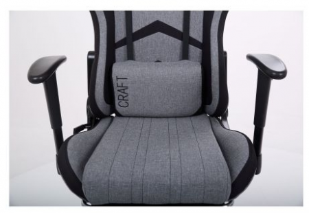 Кресло геймерское MFF- VR Racer Textile Craft серый/черный