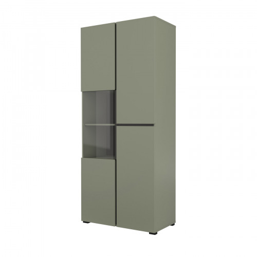 Витрина на 3 двери Helvetia CROSS 24GWMY12 (дымчатый зеленый -черный)
