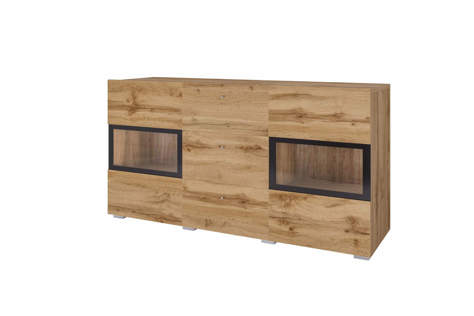 Комод на 2 двери и 3 ящика Helvetia BAROS 24N0BM26 (дуб вотан)