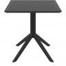 Стол уличный Siesta Sky Table 70 (черный)