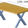 Стол MTD- Лофт  Тайм (60х60 мм)